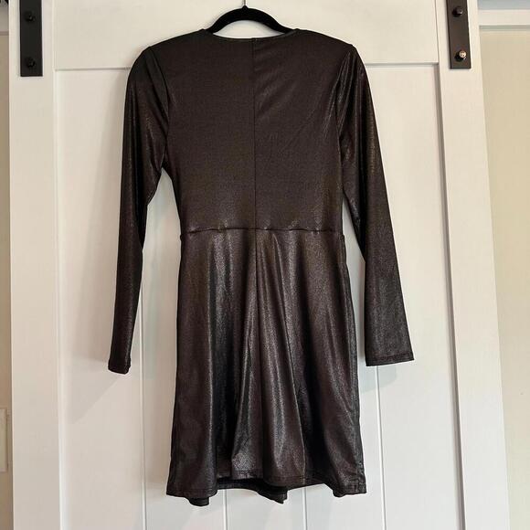 BCBG Generation V-Neck Faux Wrap Dress Size Small - Picture 7 of 9